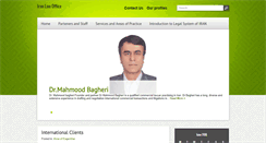 Desktop Screenshot of iranlawoffice.com