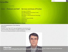 Tablet Screenshot of iranlawoffice.com